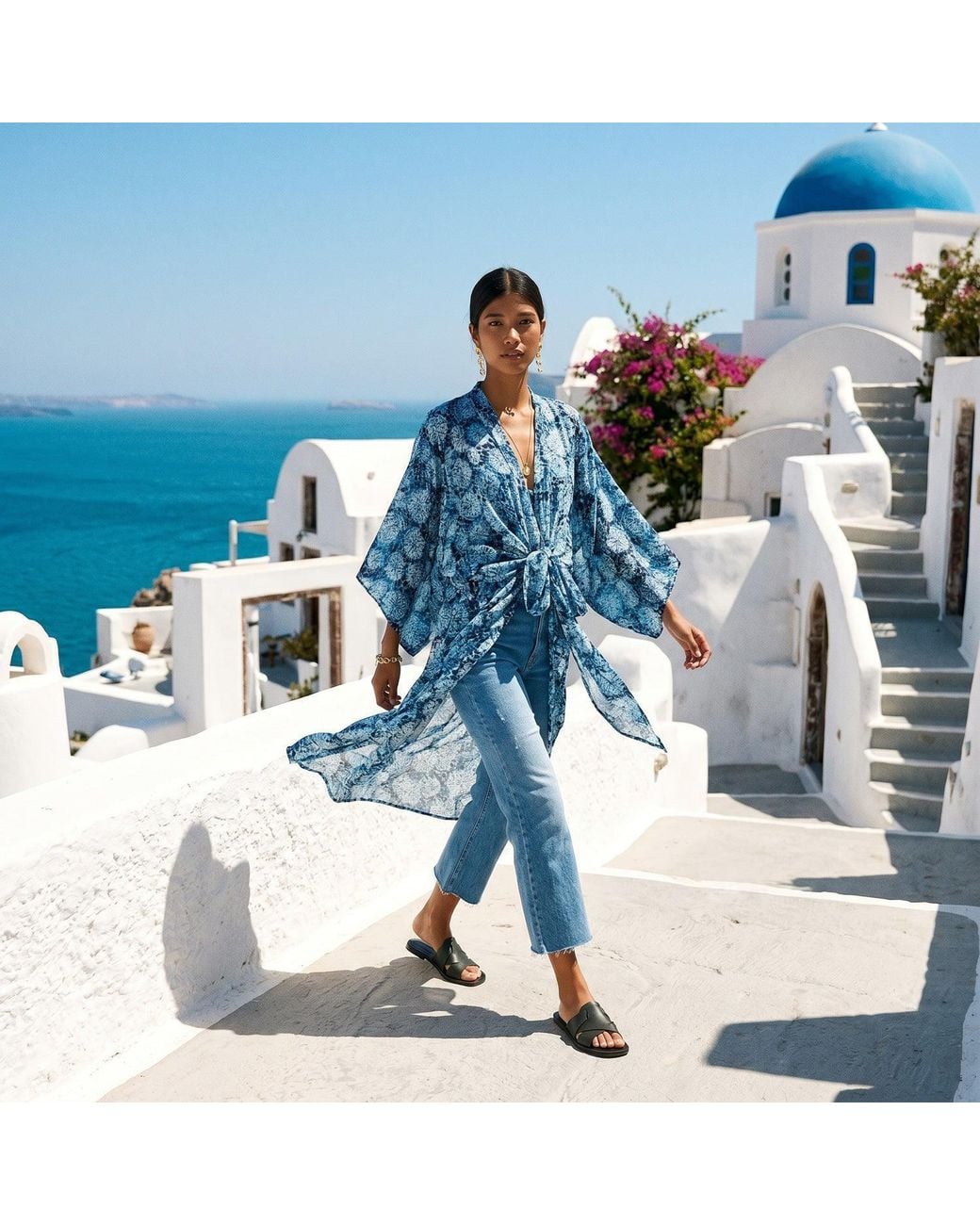 N'Onat Blue Seabreeze Tunic