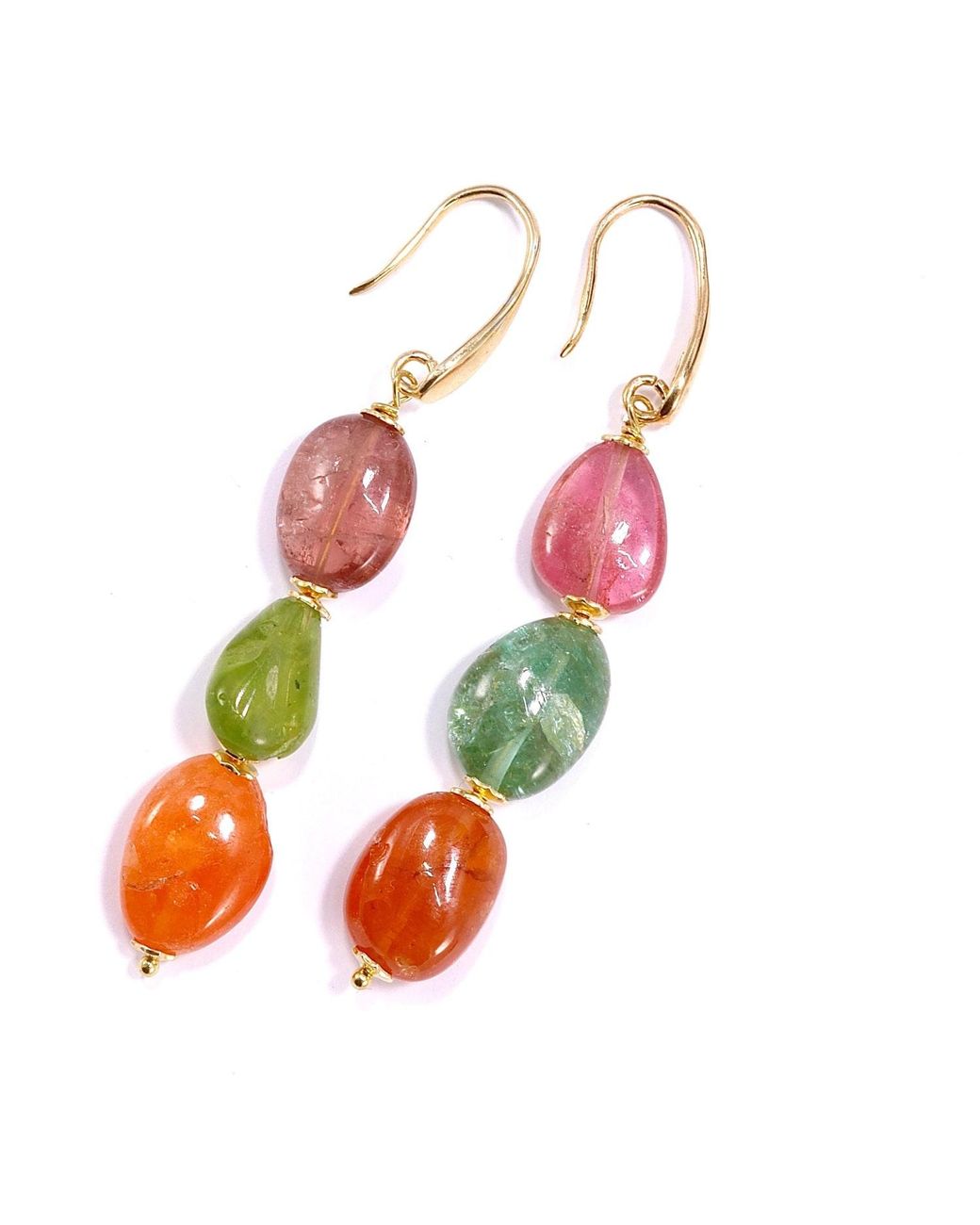 Mineralgems•Studio Red Tourmaline Earrings