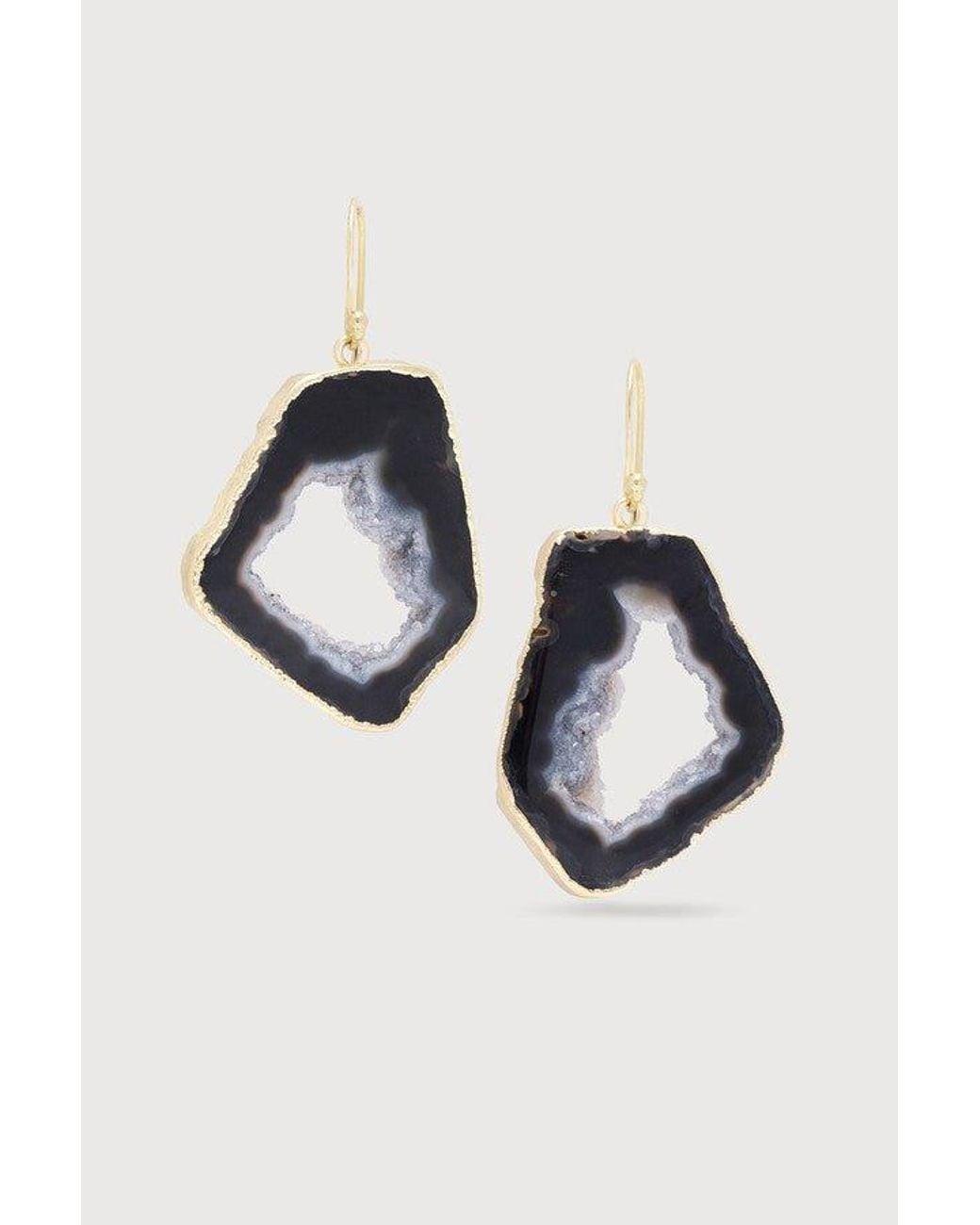 Saachi Blue Agate Dangle Earrings