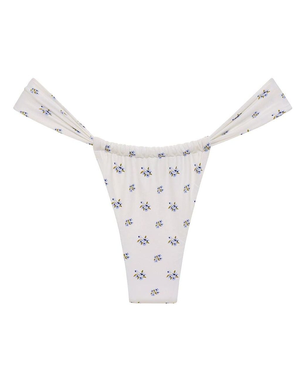 Montce White Heidi Floral Sandra Bikini Bottom