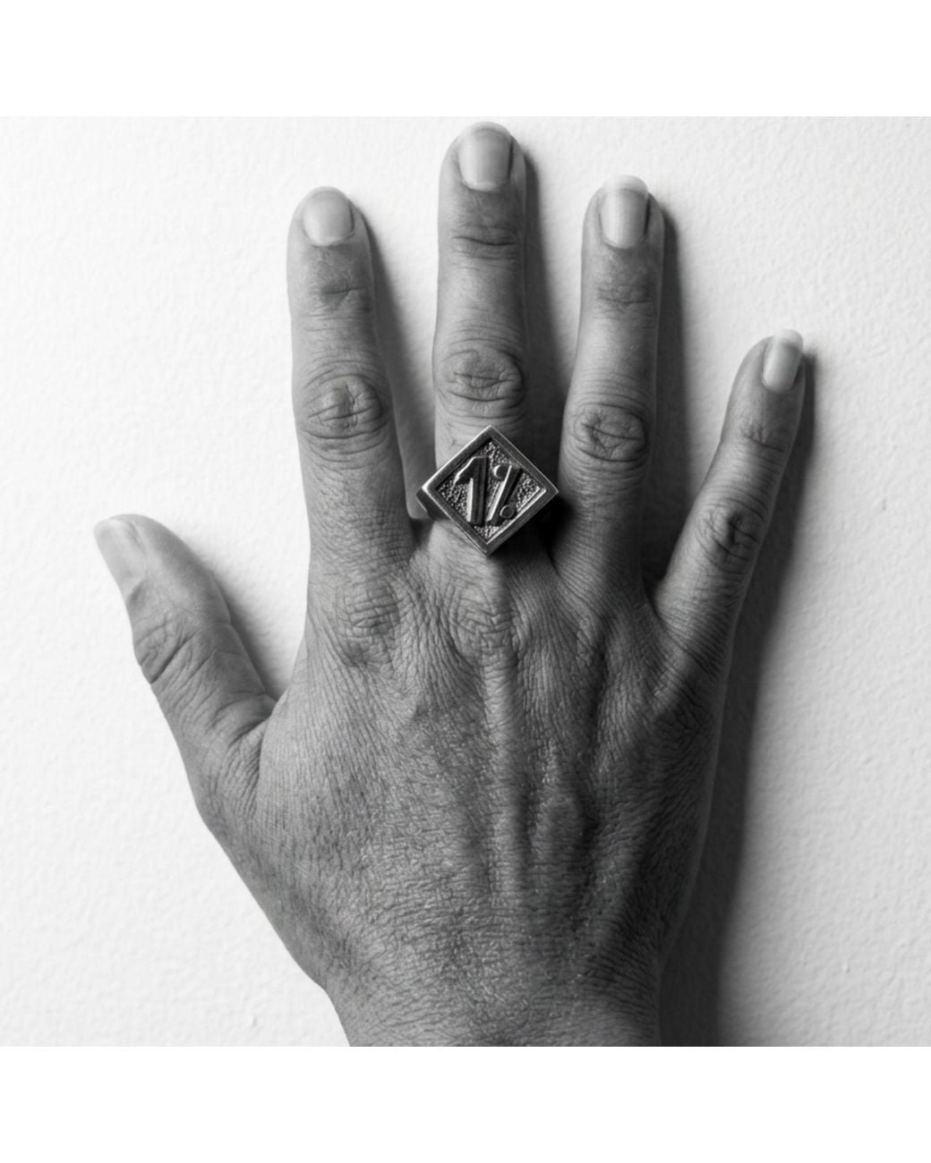 Tg-Jewellery by Tamara Gervasio Green Symbol Signet Ring for men