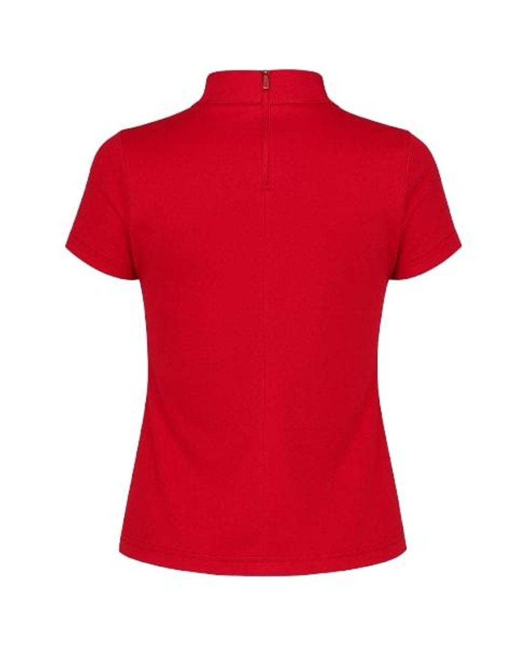 Conquista Red Short Sleeve Top