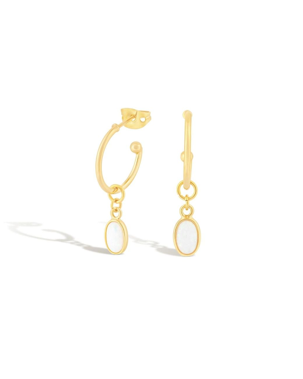 Formation Co. Jewellery Metallic Aura Opal Hoops