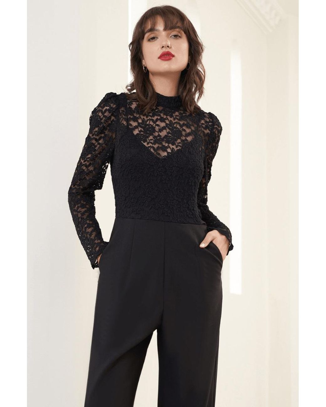 Yumi Kim Black Aviva Jumpsuit