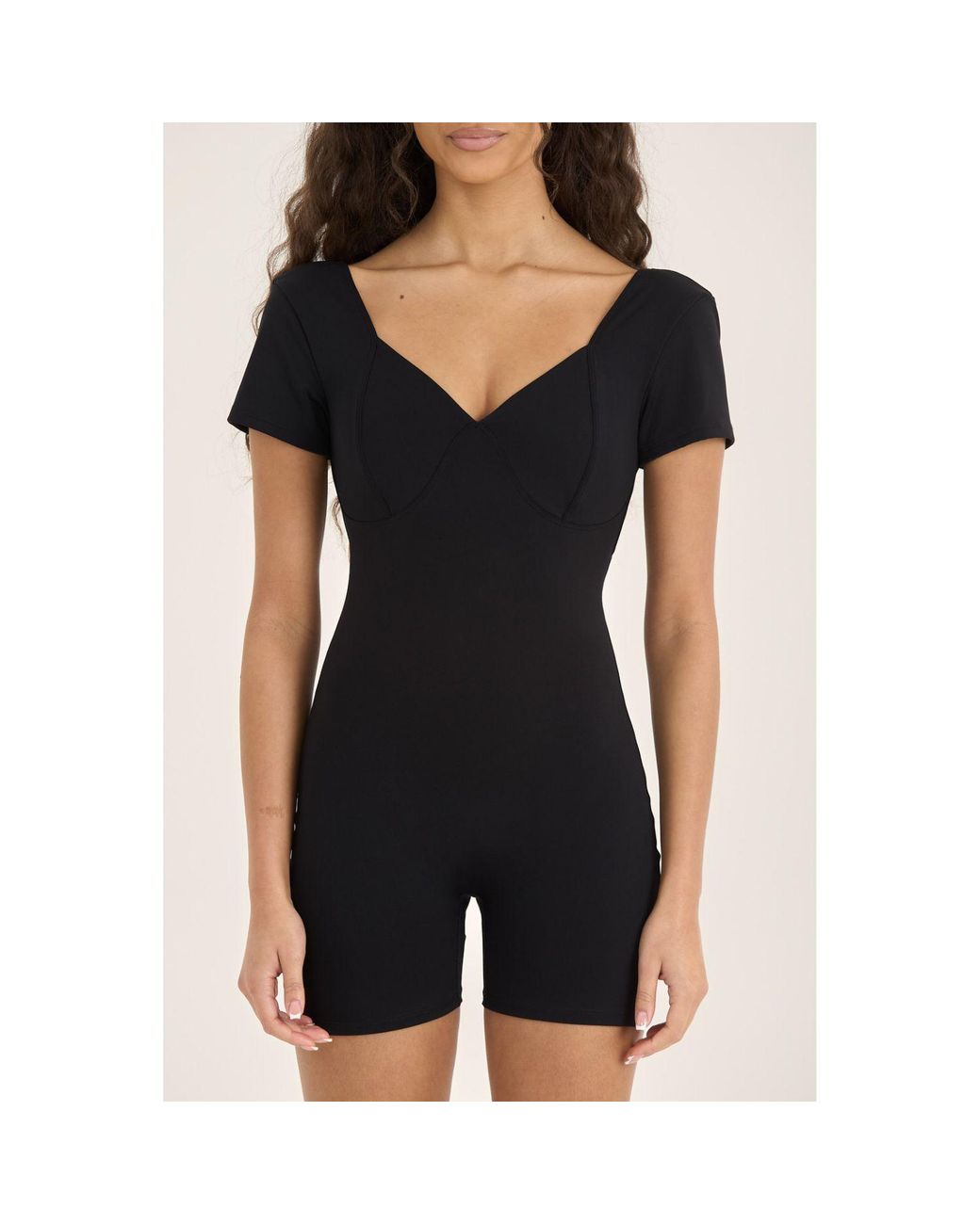 Loom Archives Black Day Flow Open Back Unitard