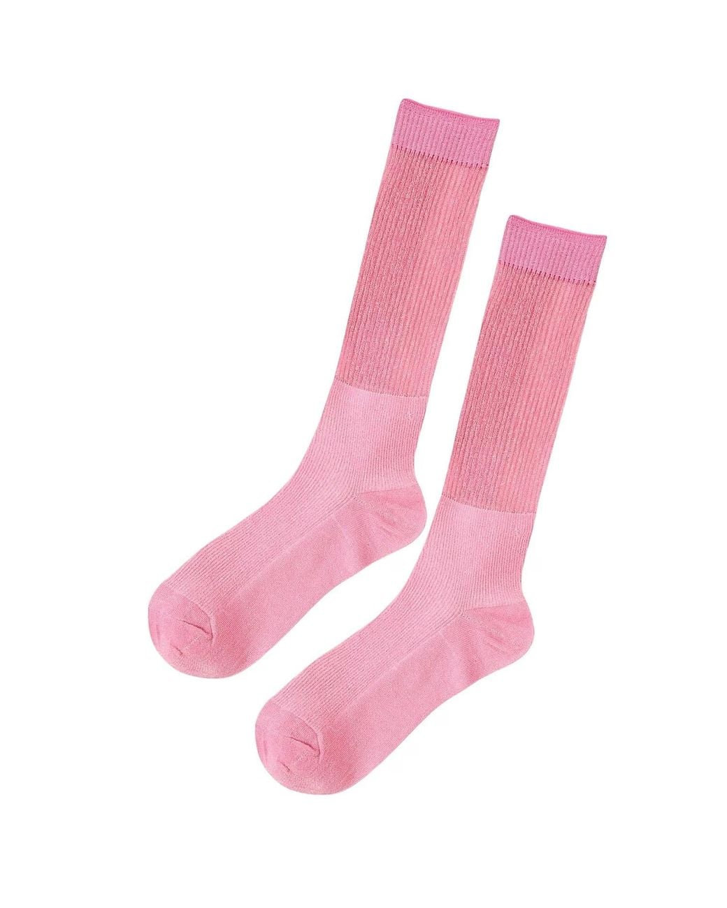 HIGH HEEL JUNGLE by KATHRYN EISMAN Pink Glitter Dance Socks
