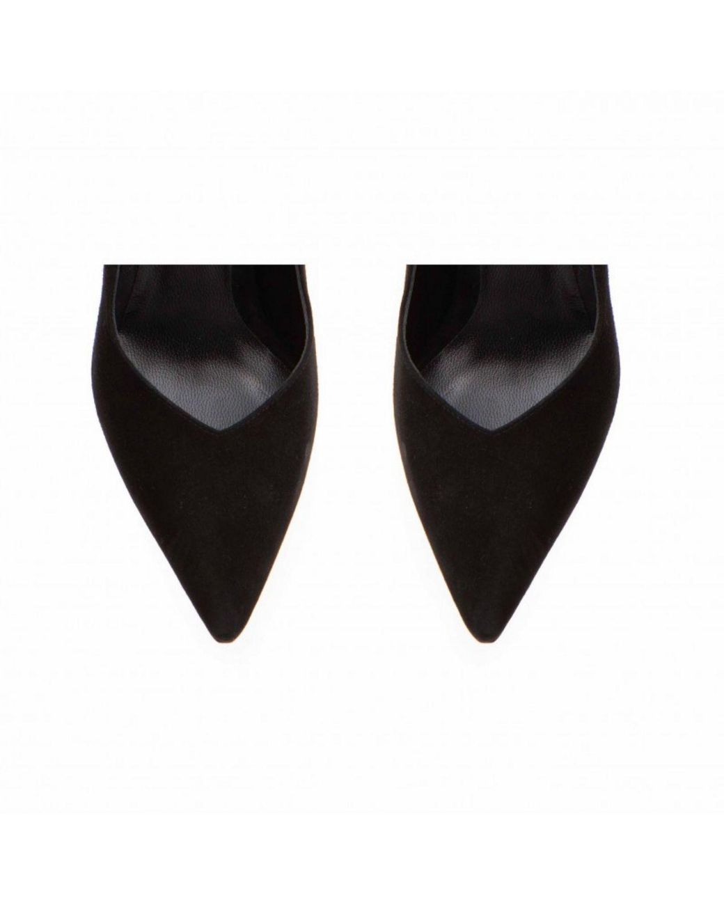 The 5Th Element Black Amalia Suede Pumps