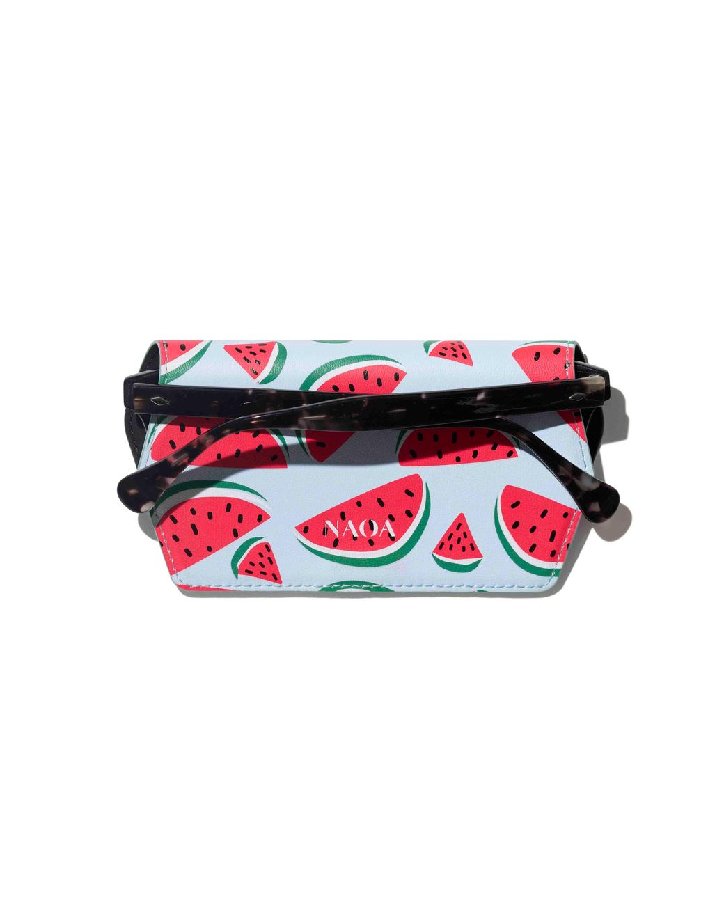 Naoa Red Slim Glasses Case Watermelon