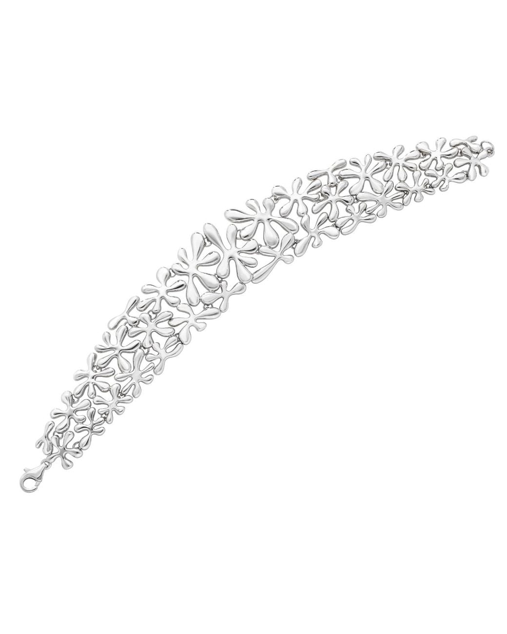 Lucy Quartermaine White Solid Sterling Multi Splash Bracelet