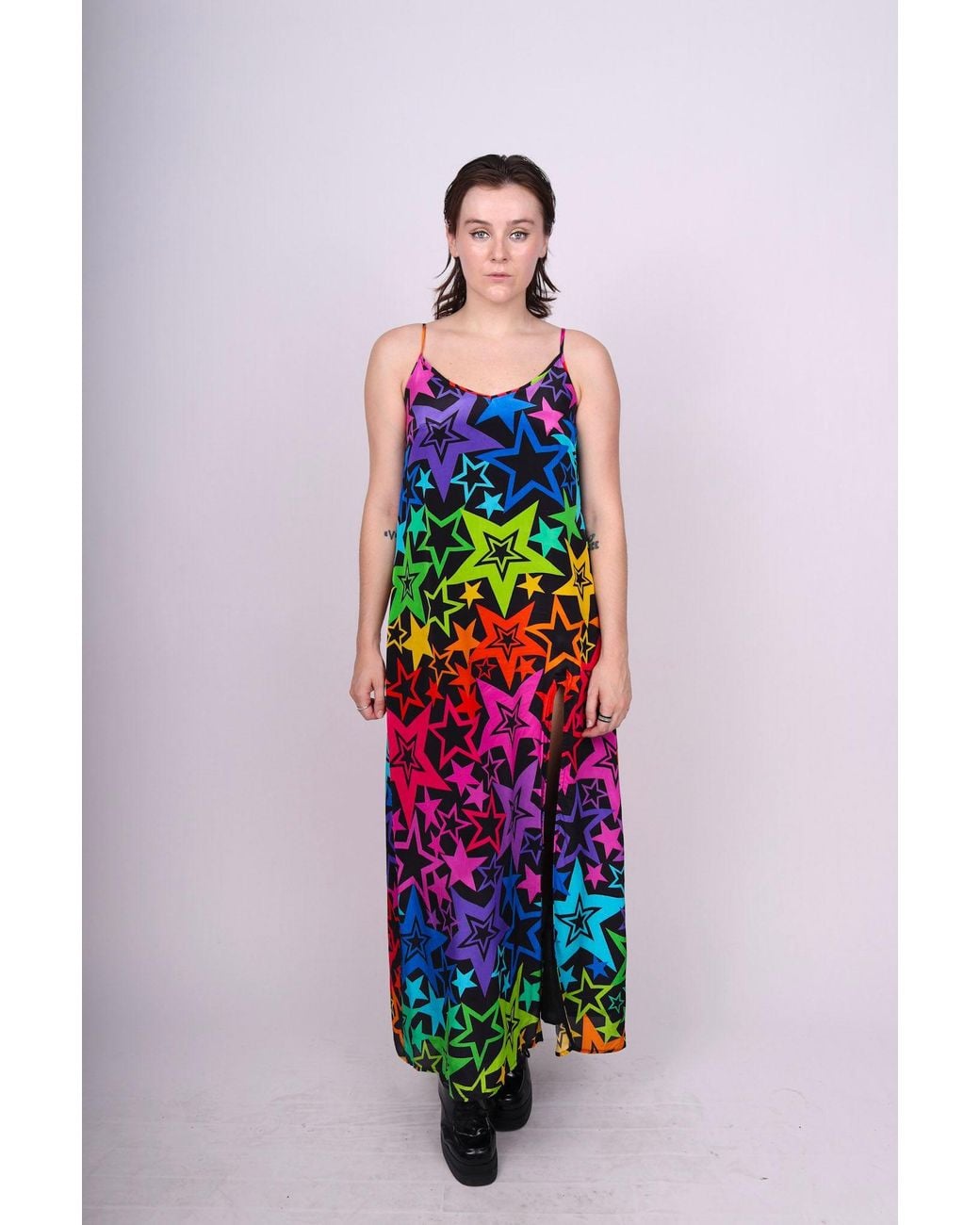 Any Old Iron White New Star Long Dress
