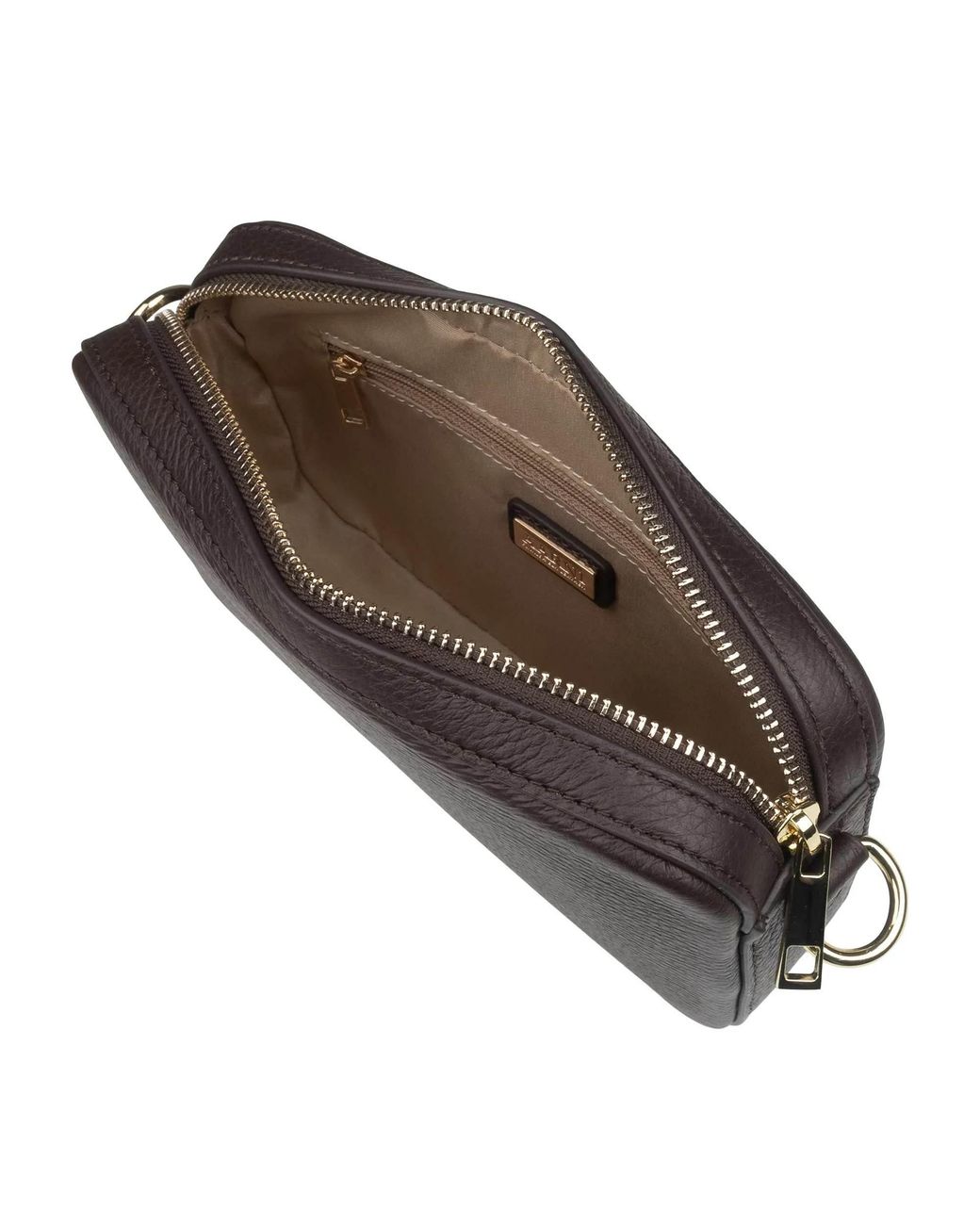 Aarni Brown Crossbody Bag, Dark