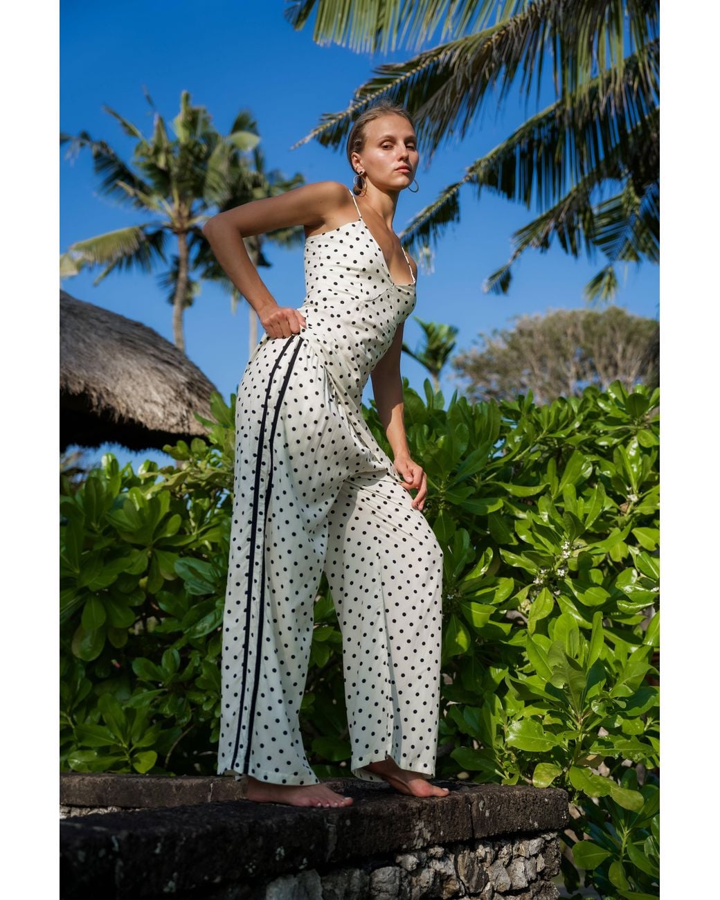 Palm Collective White Cha Cha Cami