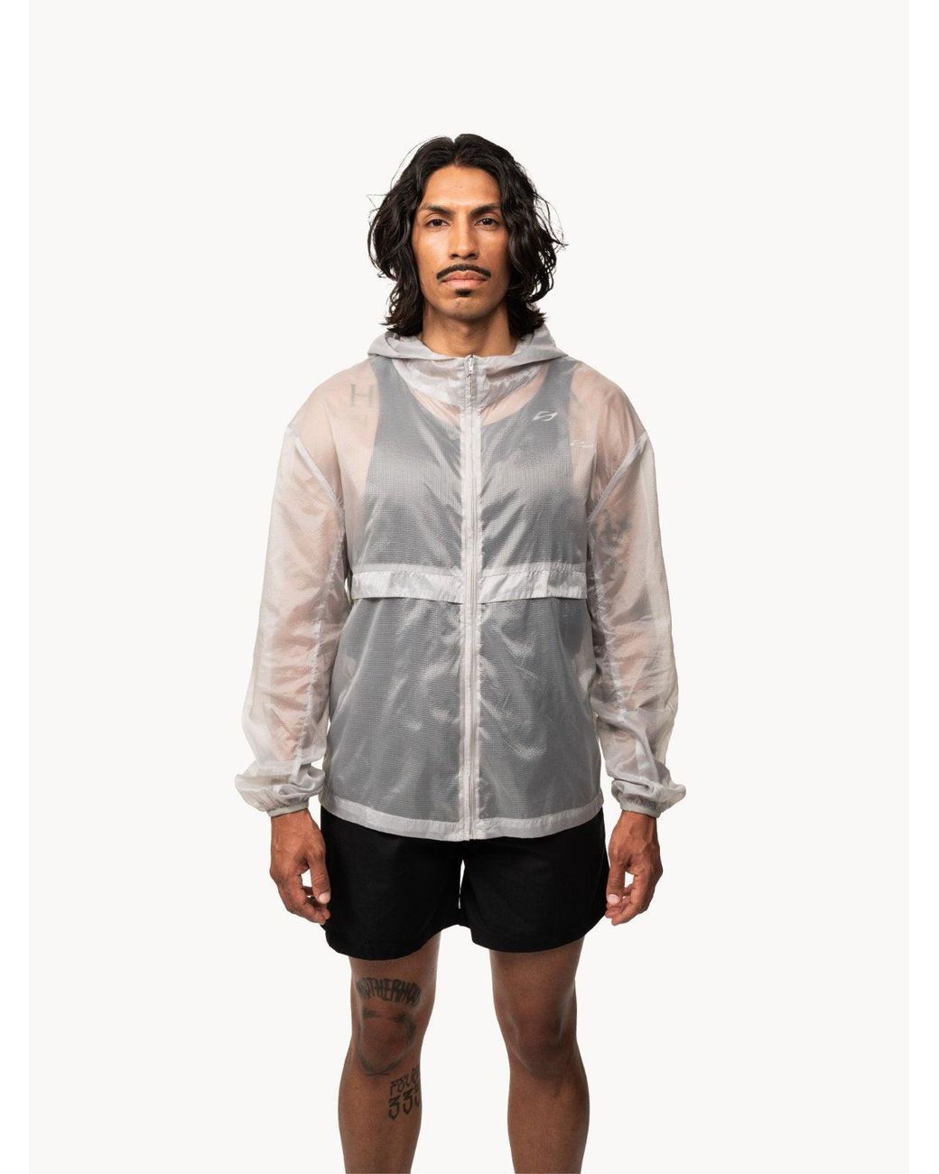 Saved Lab Gray Ultralight Windbreaker for men