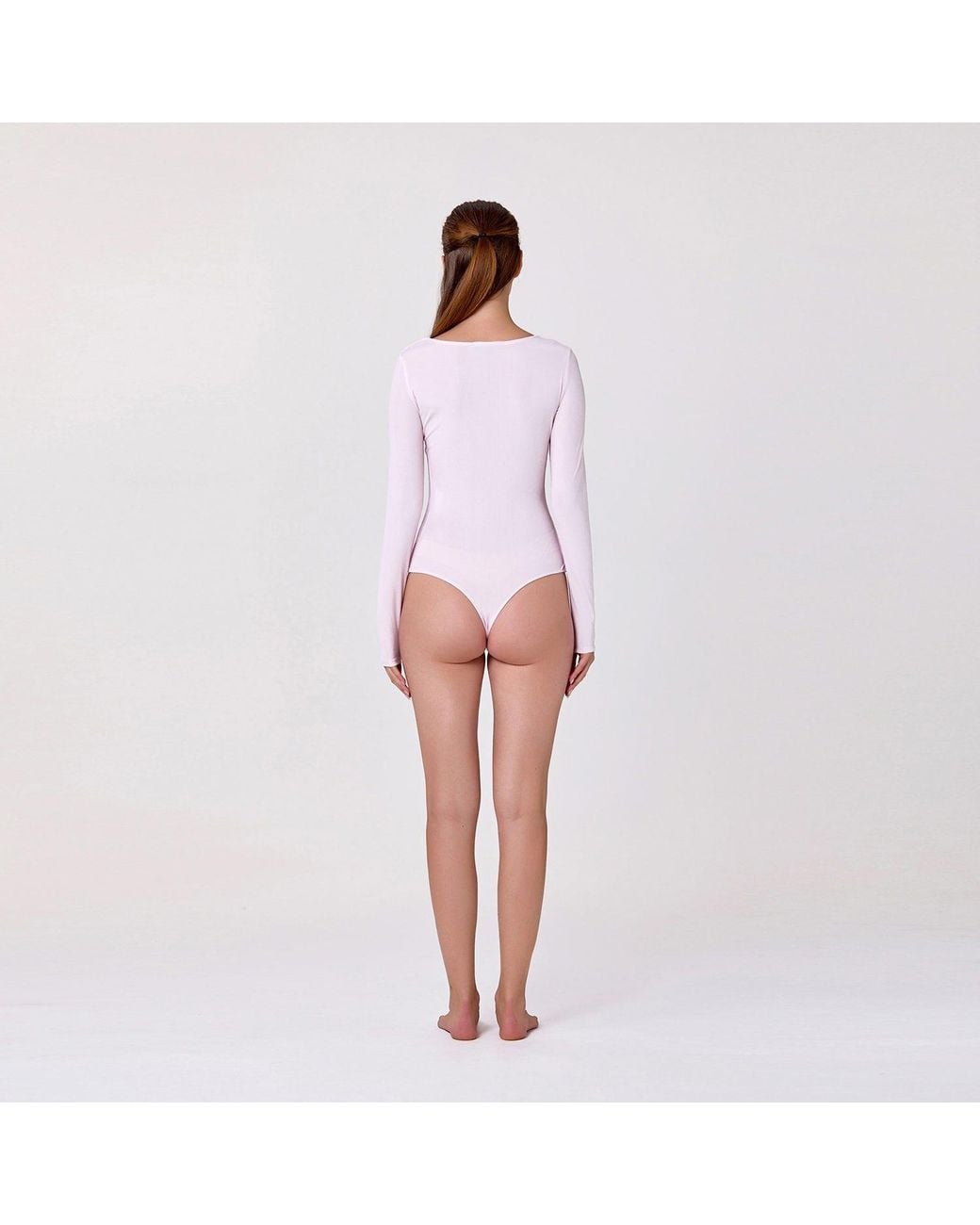 Smart and Joy Black Square Necklinbe Bodysuit