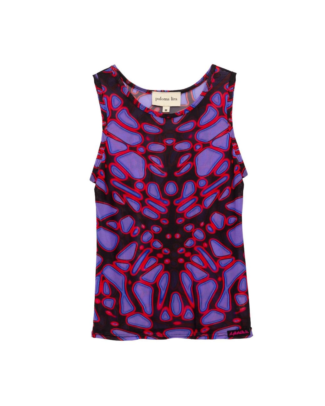 Paloma Lira Purple Web Armor Tank Top