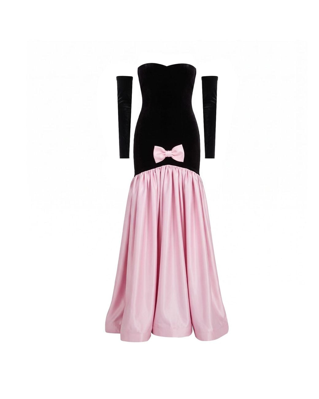 Nur Karaata Pink Marcelline Gown