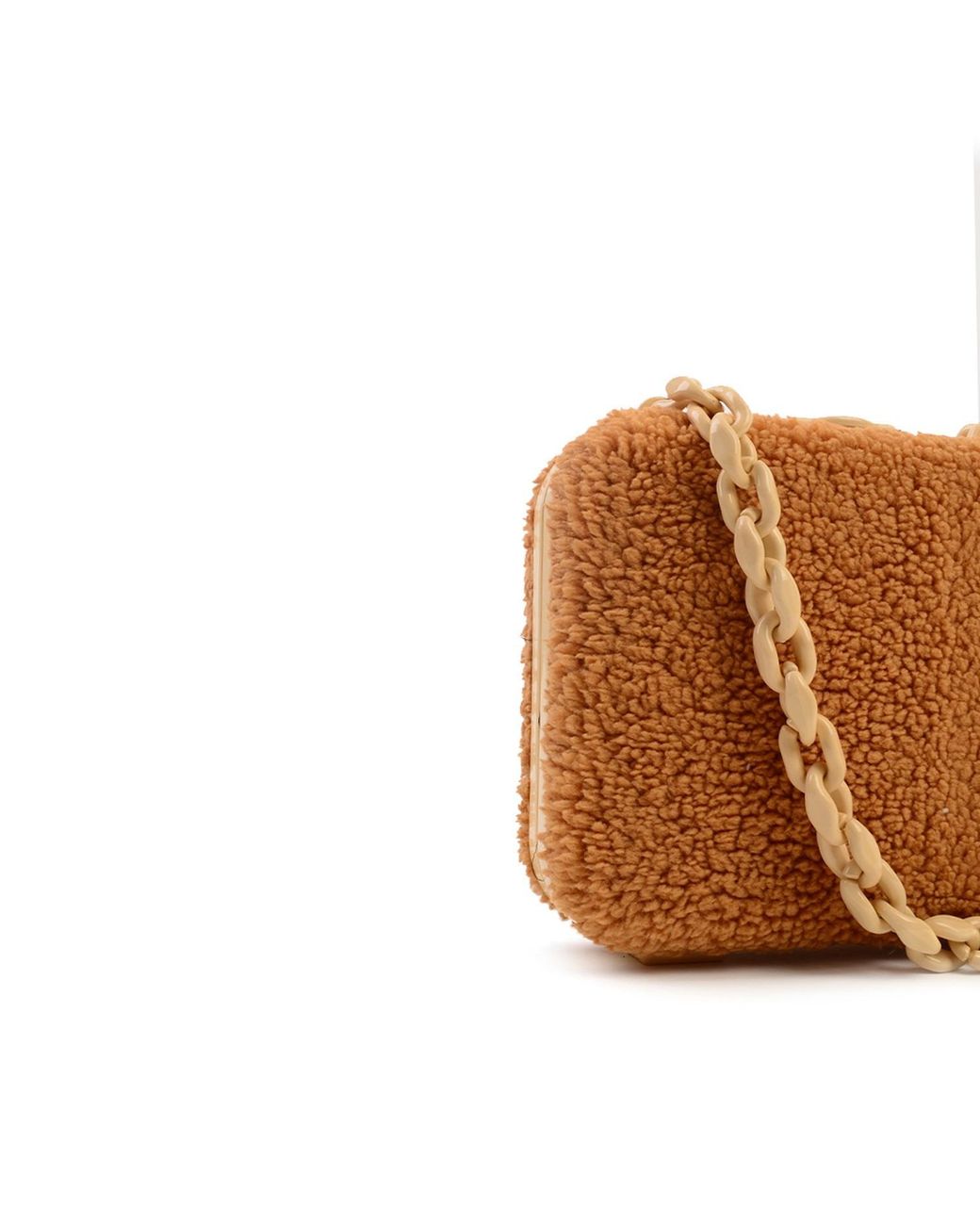SJW BAGS LONDON Brown Lilibet Box Clutch