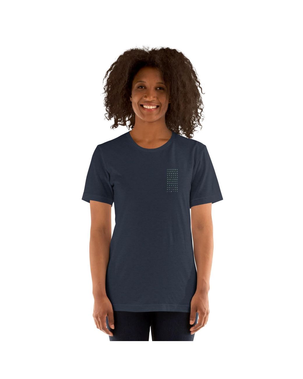 Anchor and Crew Blue Field Notes Postmark Organic Cotton T-Shirt