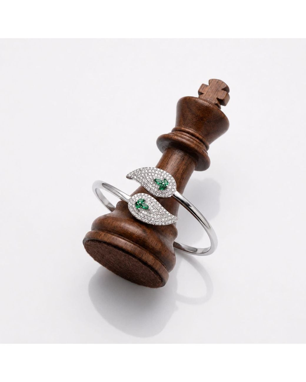 Najiba White Essence Cuff Bracelet