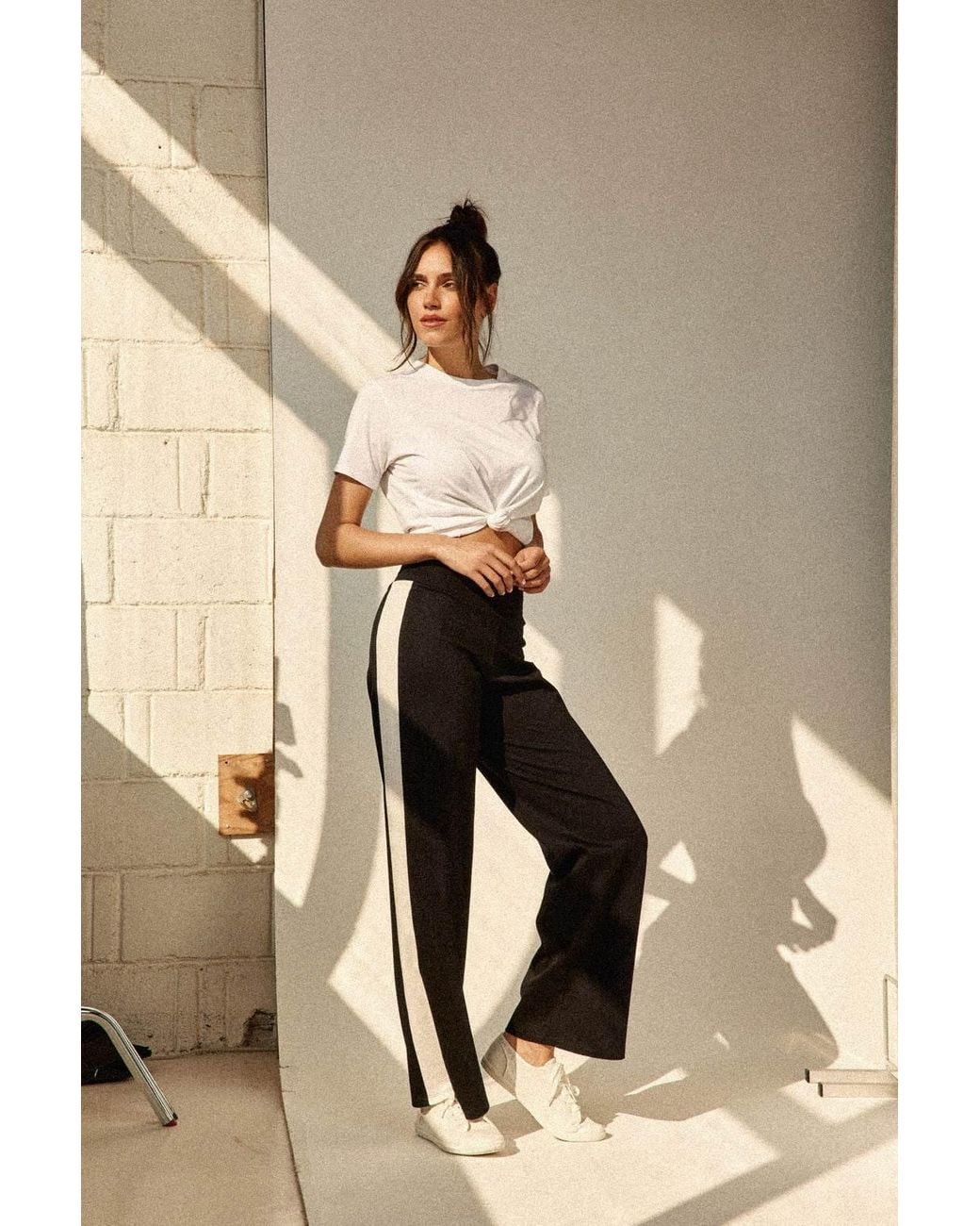 Marianne by Marie Jordane Black Dylan Wide-Leg Pants