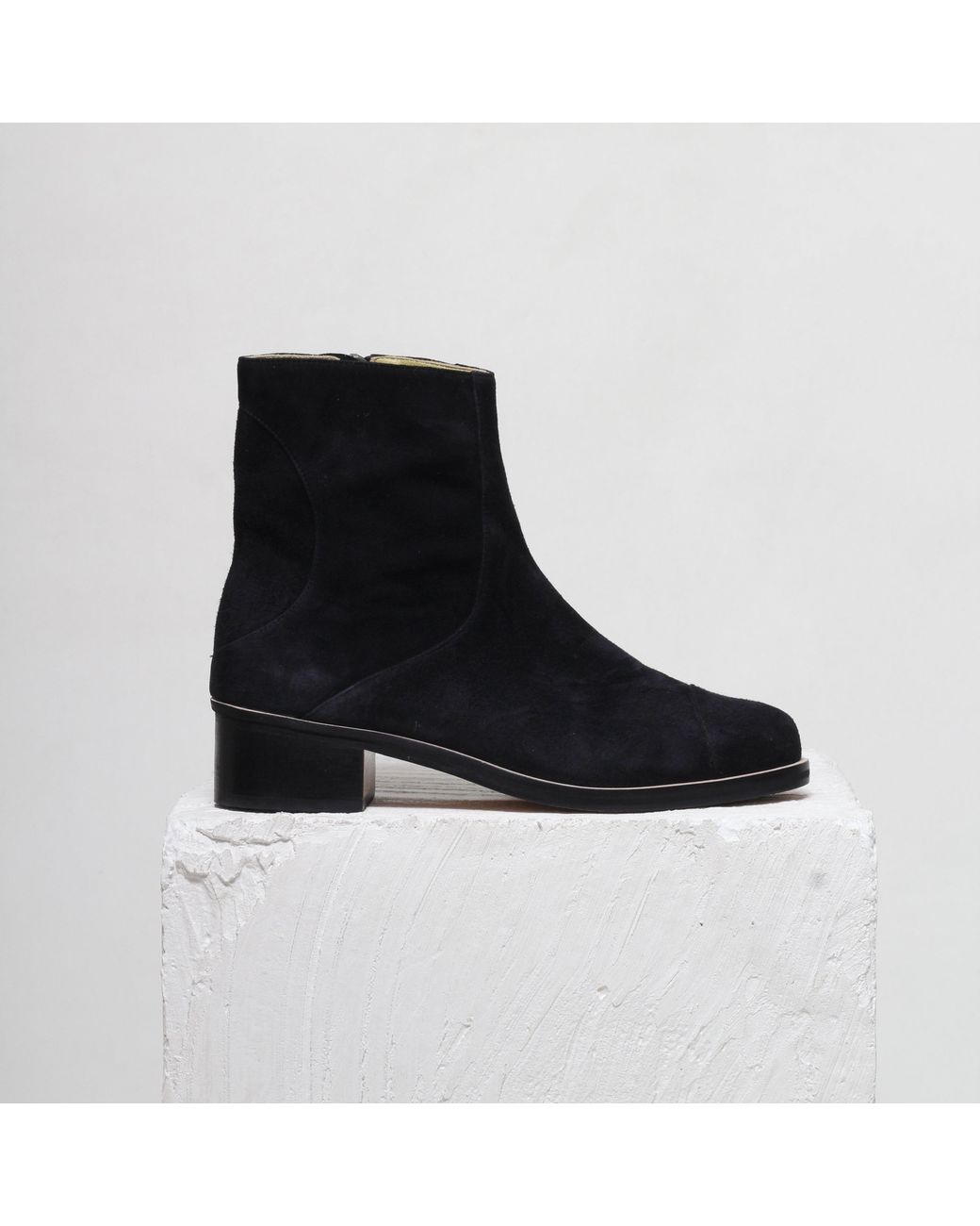 Mafalda Blue Ines Suede Ankle Boots