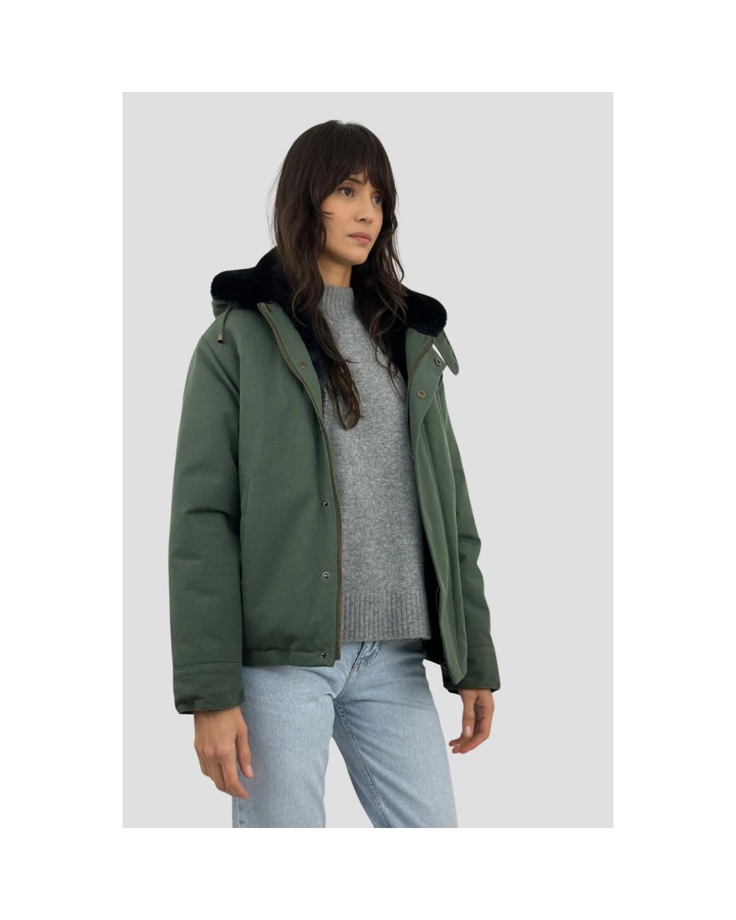 Coulange Green Khaki Heritage Parka