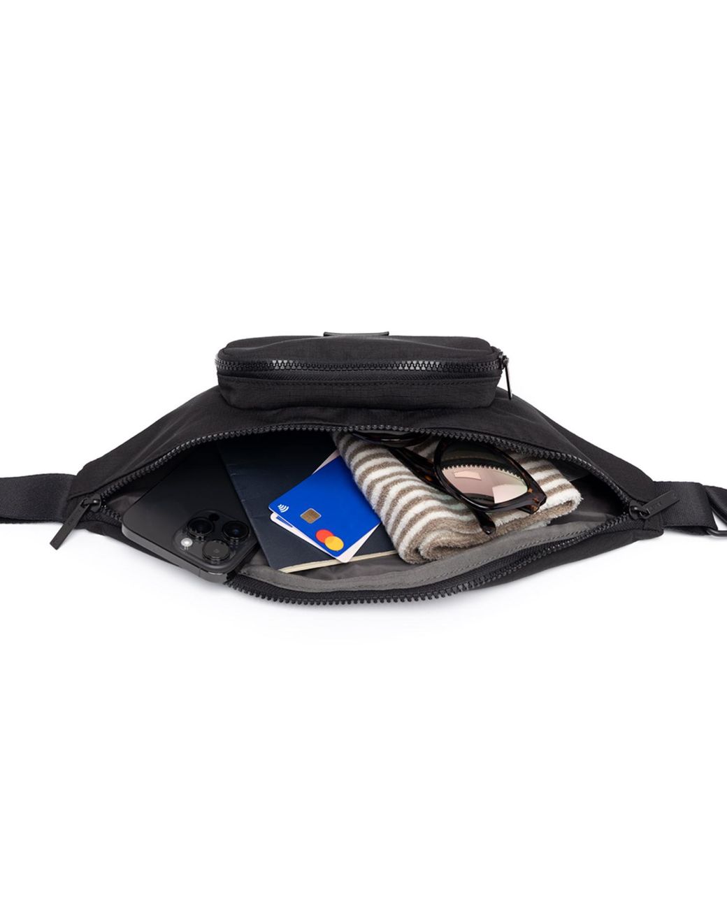 Lefrik Black Atlas Crossbody for men