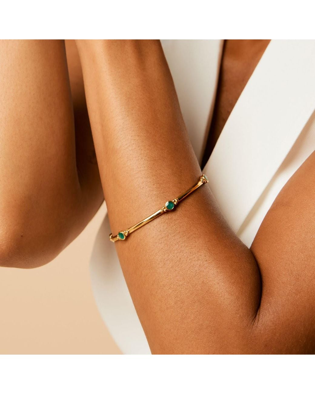Charlotte's Web Jewellery Metallic Holi Jewel Bangle