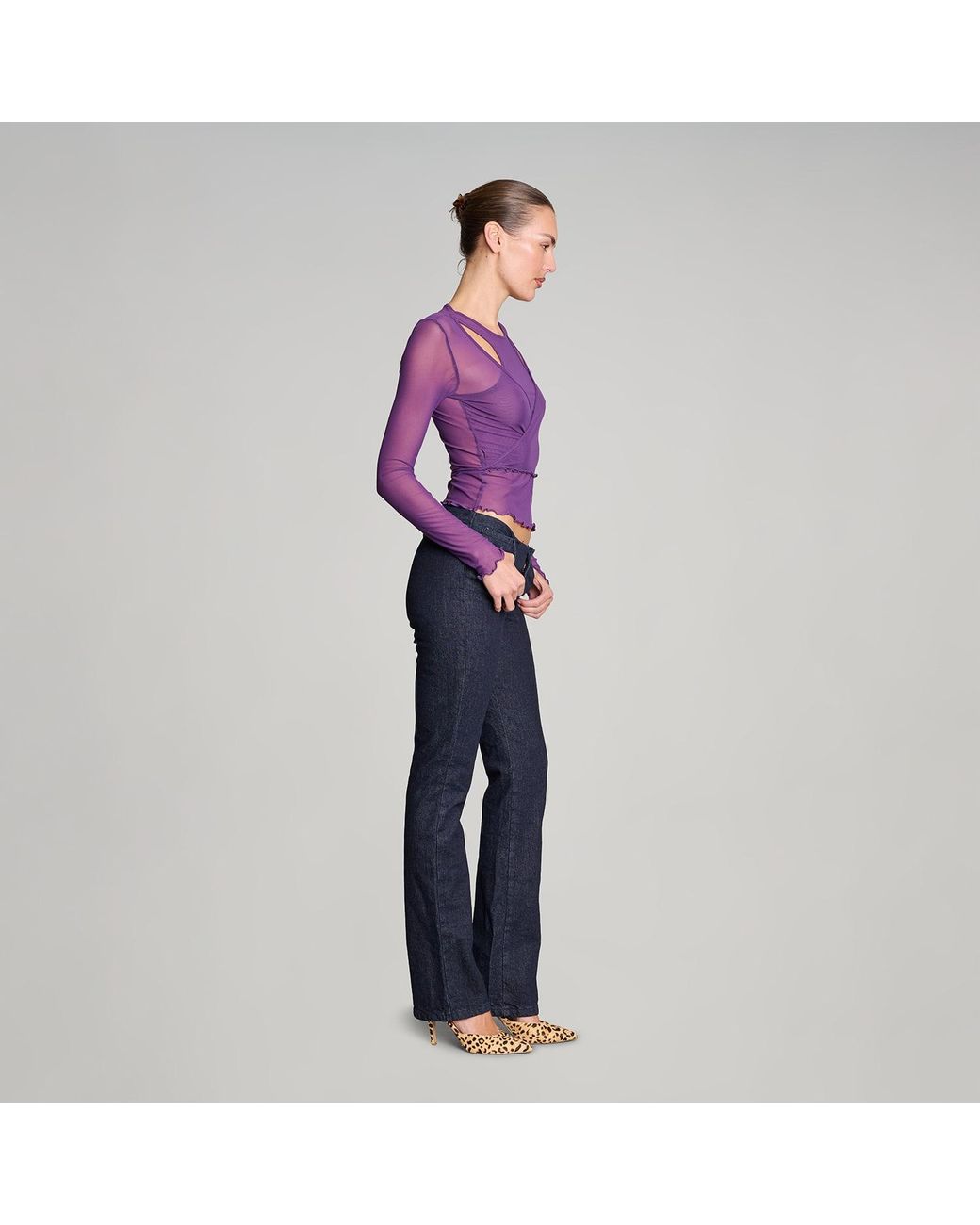 Love and Nostalgia Blue Little Denim Trouser – Deep Ink Wash