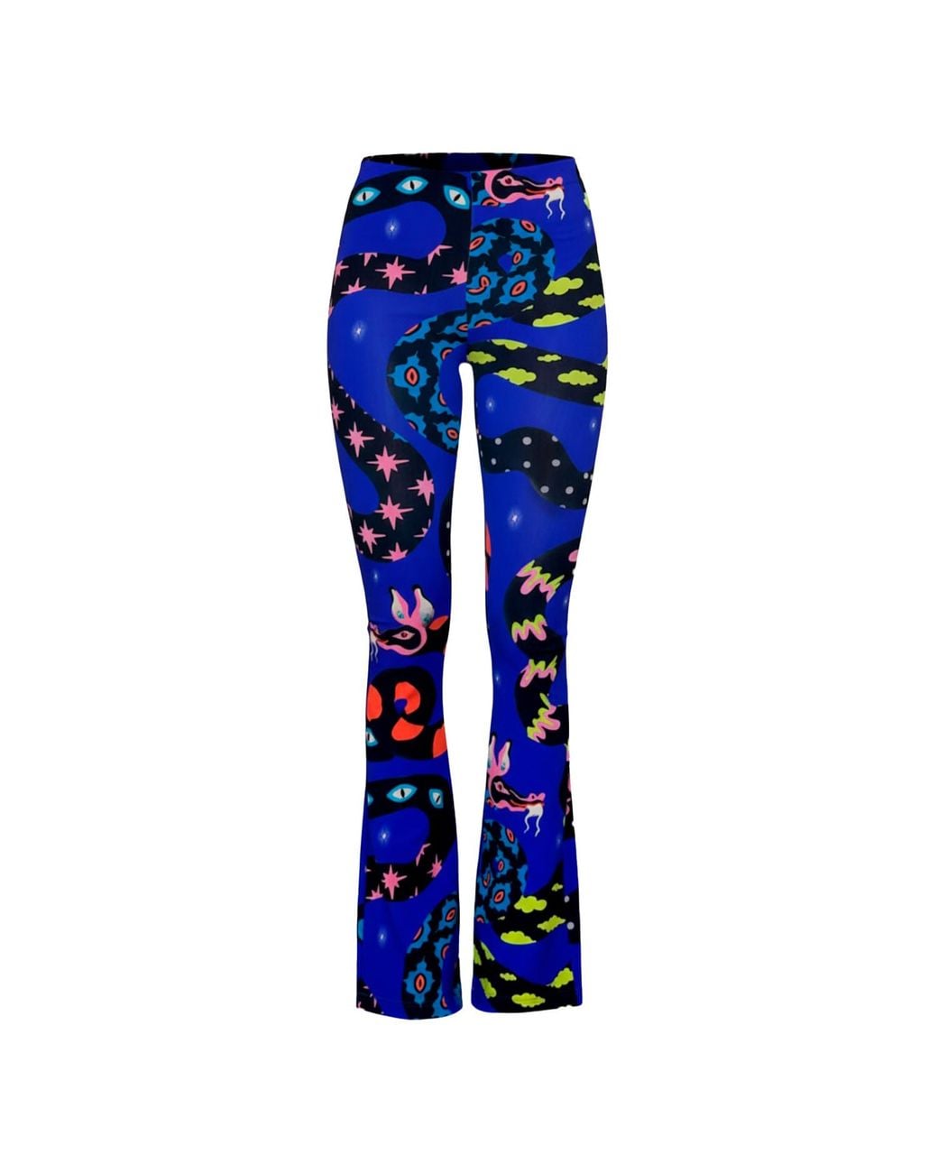 Pitaya Yoga Blue Dragon Dreams Flared Pants