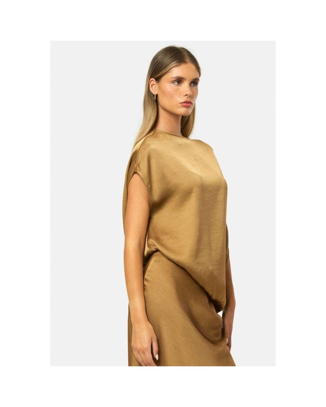 Helen Mcalinden Natural Berna Antique Brass Blouse