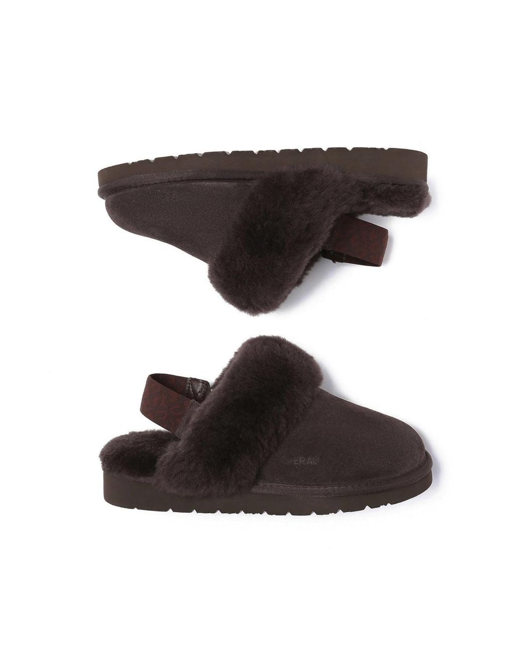 EverAu Australia Brown Pelican Removable Strap Slingback Slippers