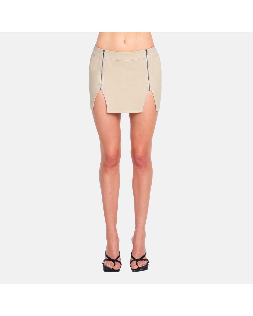 OW Collection Natural Neutrals Marley Mini Skirt