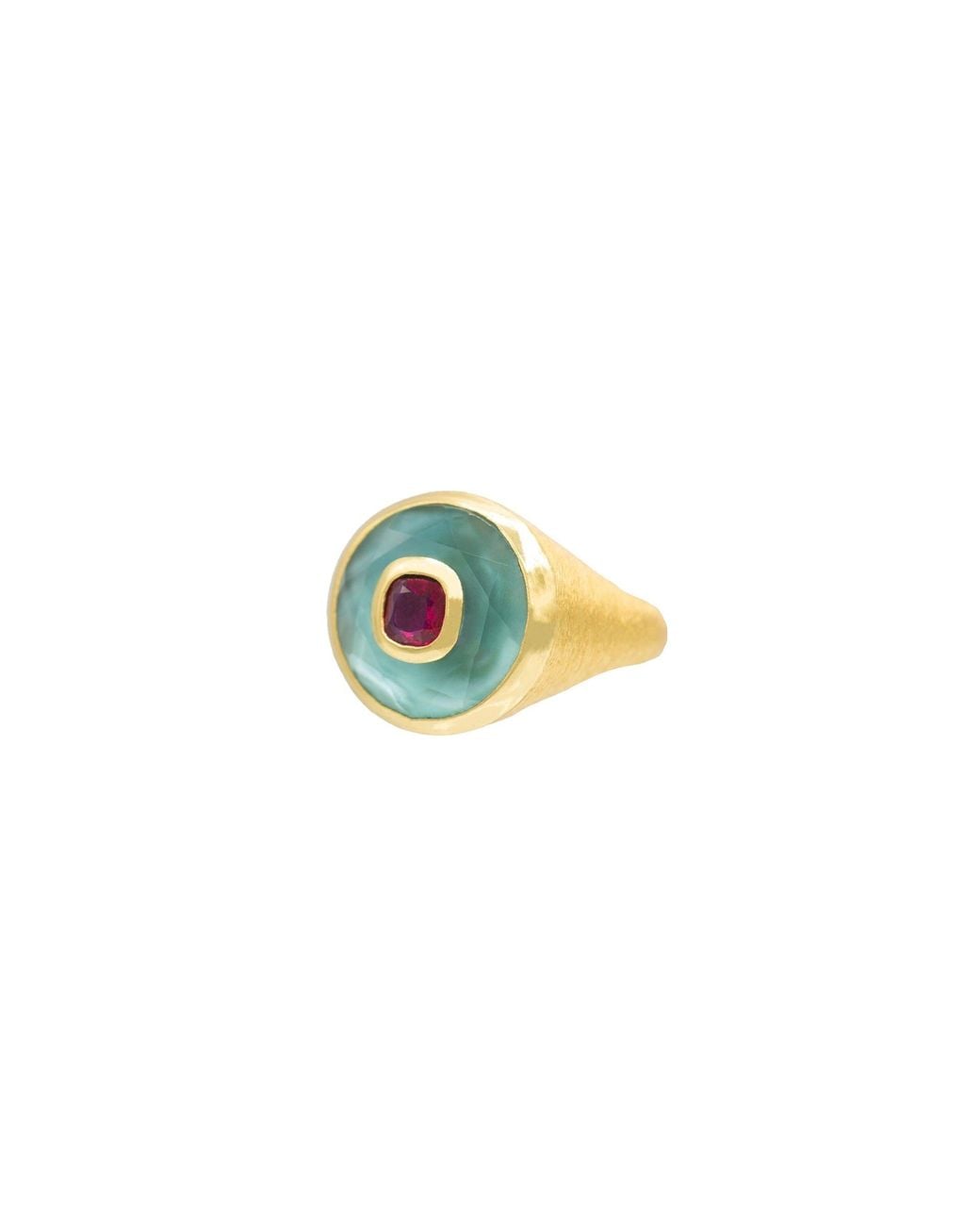 Marcia Moran Blue Annie Ring