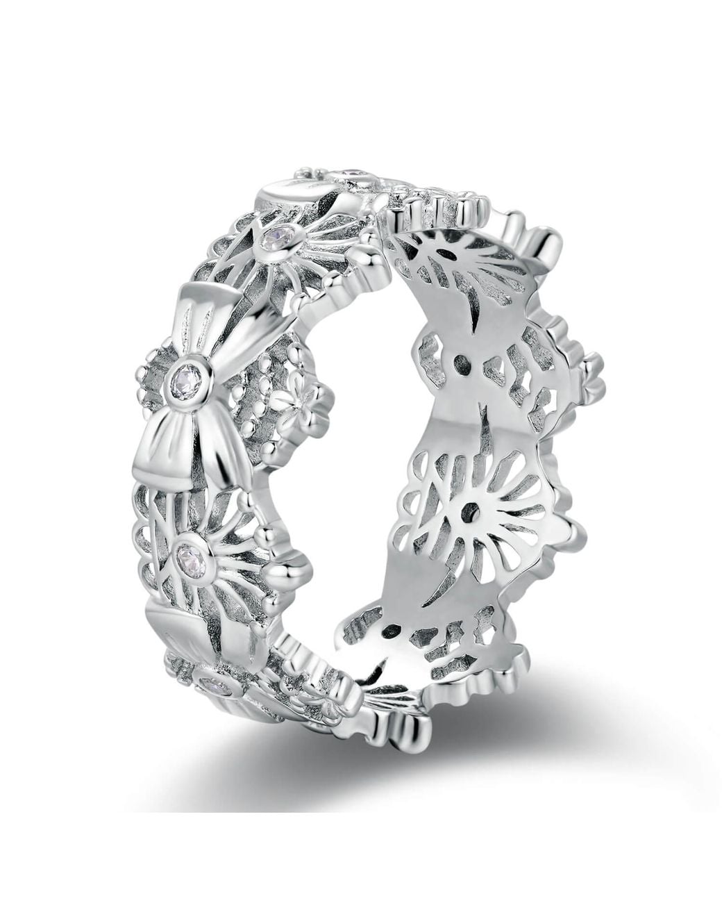 Azura Jewelry New York Metallic Aurora Bow Ring Vermeil