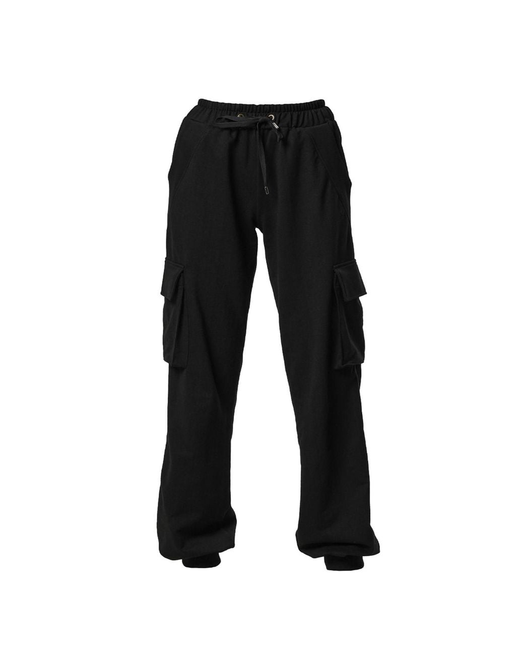 Metamorph Black Casual Cargo Pants