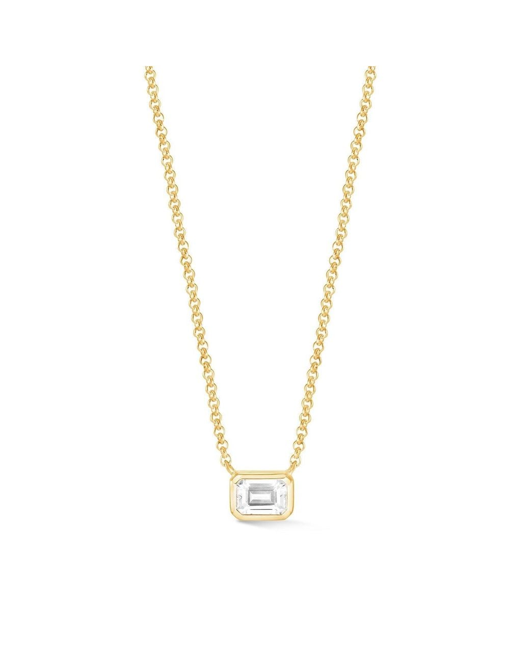 Dower & Hall Metallic Octagon Topaz Tutti Frutti Necklace