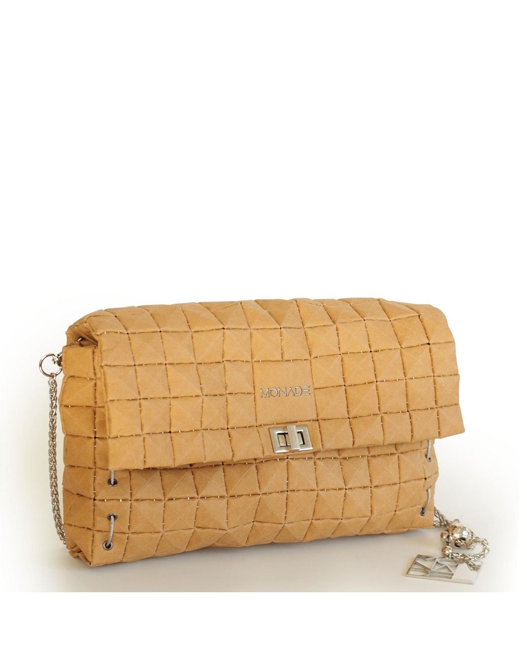 Monade Natural Clutch Bag Matte Dune