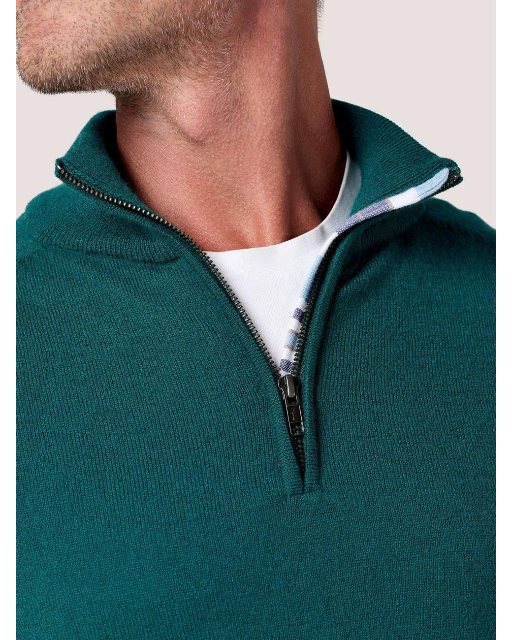 Koy Clothing Green Quarter Zip for men