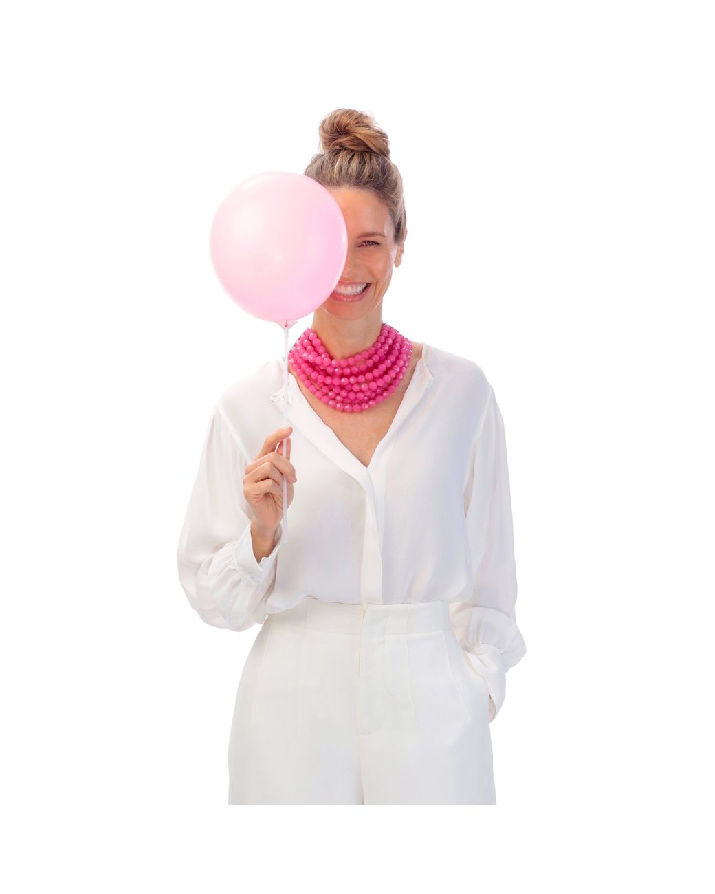 Fairchild Baldwin Pink Bella Bright Necklace