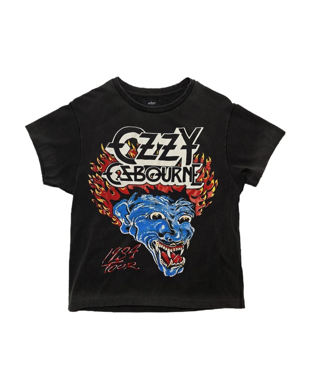 Other Uk Black Ozzy Osbourne Rules Vintage T-Shirt for men
