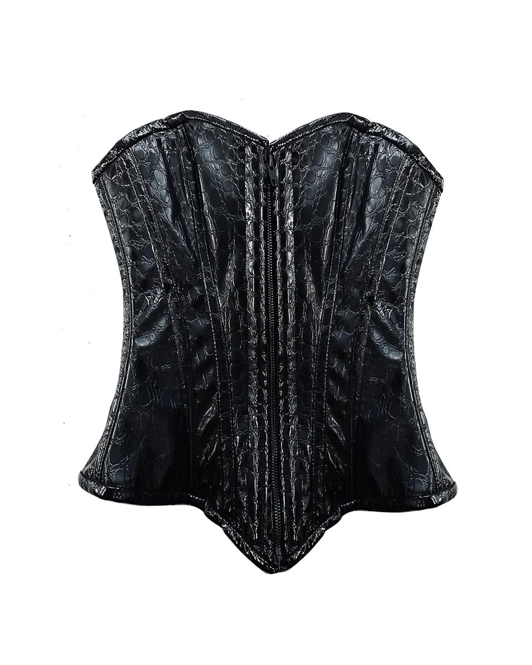 COOL Creative Purple Burgundy Leather Corset