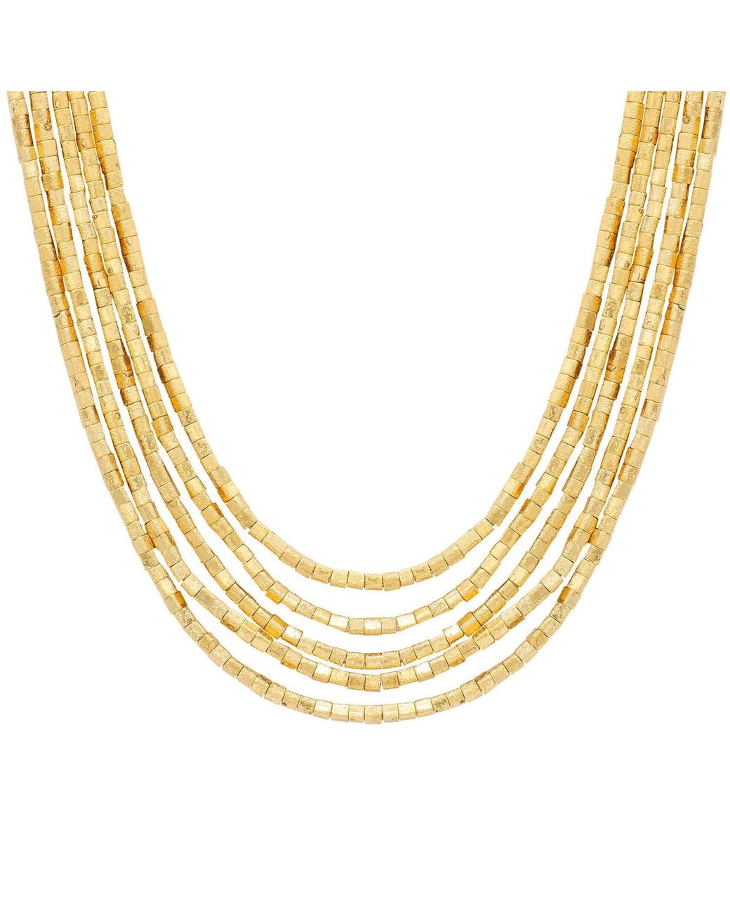 Marcia Moran Metallic Amunet Necklace