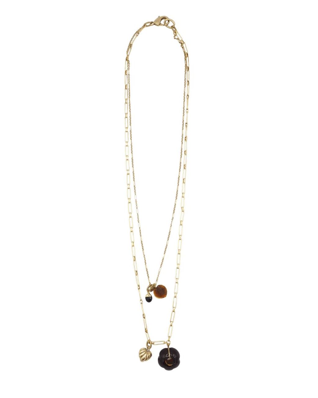 Sita Nevado White Braun Necklace
