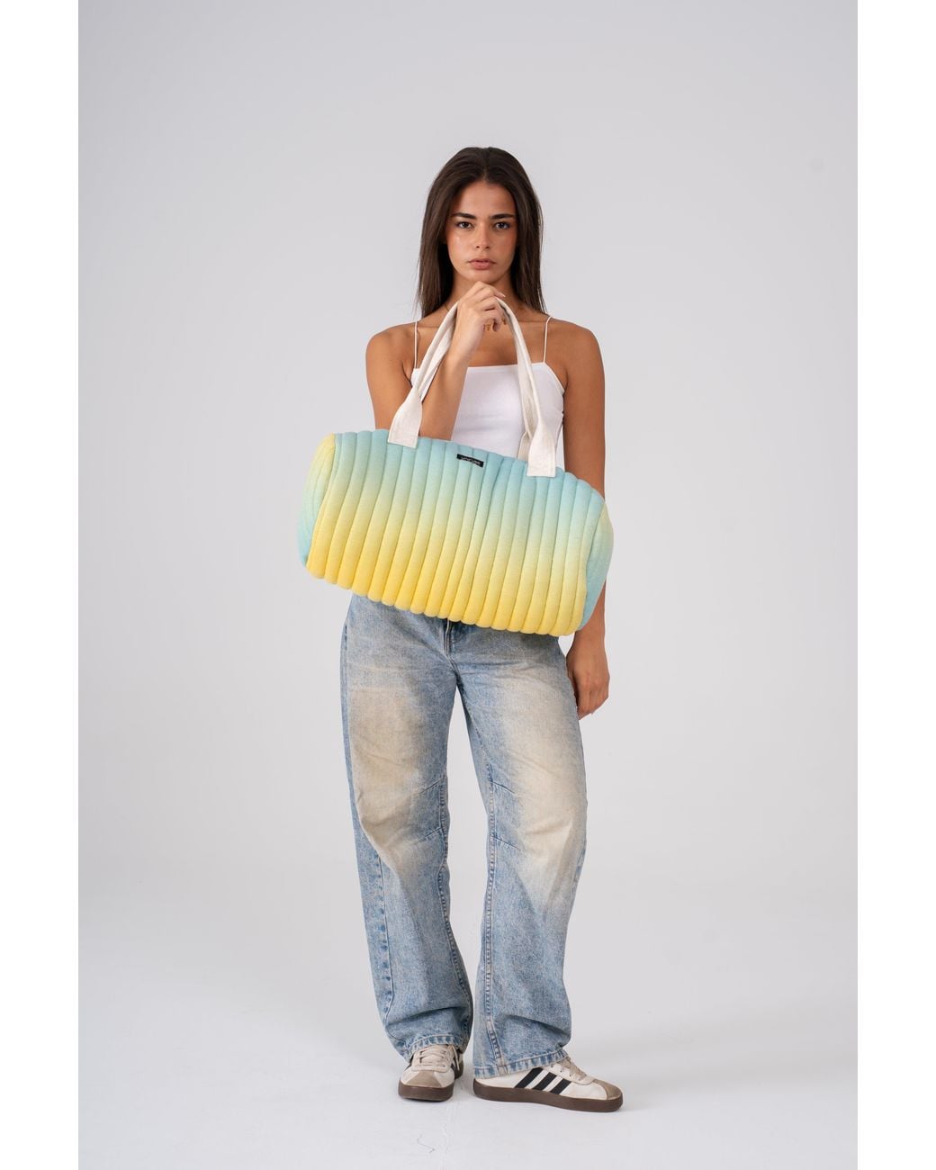 Up-fuse Yellow Duffle Bag