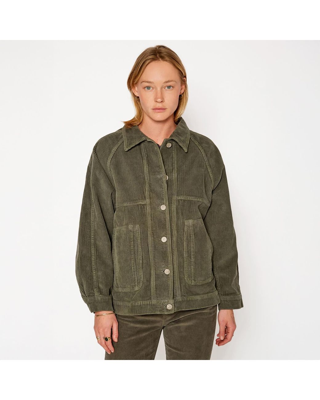 NOEND Green Wes Balloon Utility Jacket