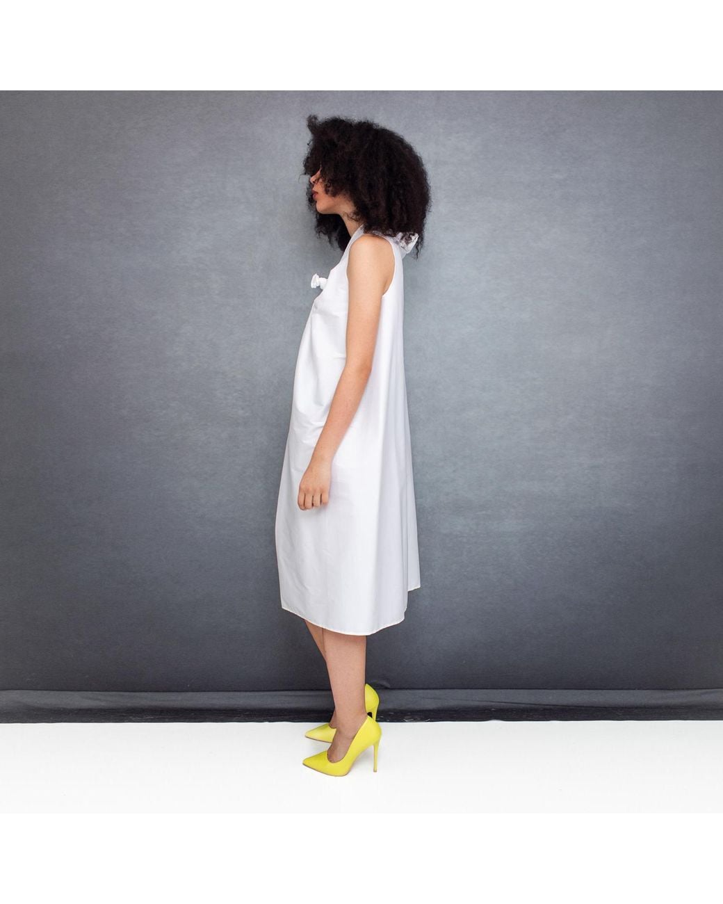 Bianca Popp White Rosebud Dress