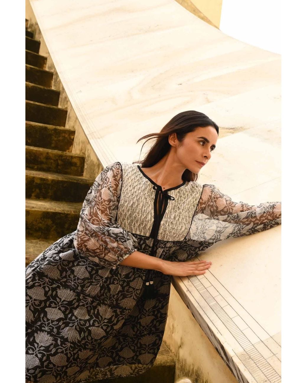 Liminal Black Nora Tunic Dress