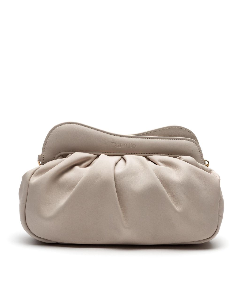 Danni Ro Gray Lisbon Large Clutch