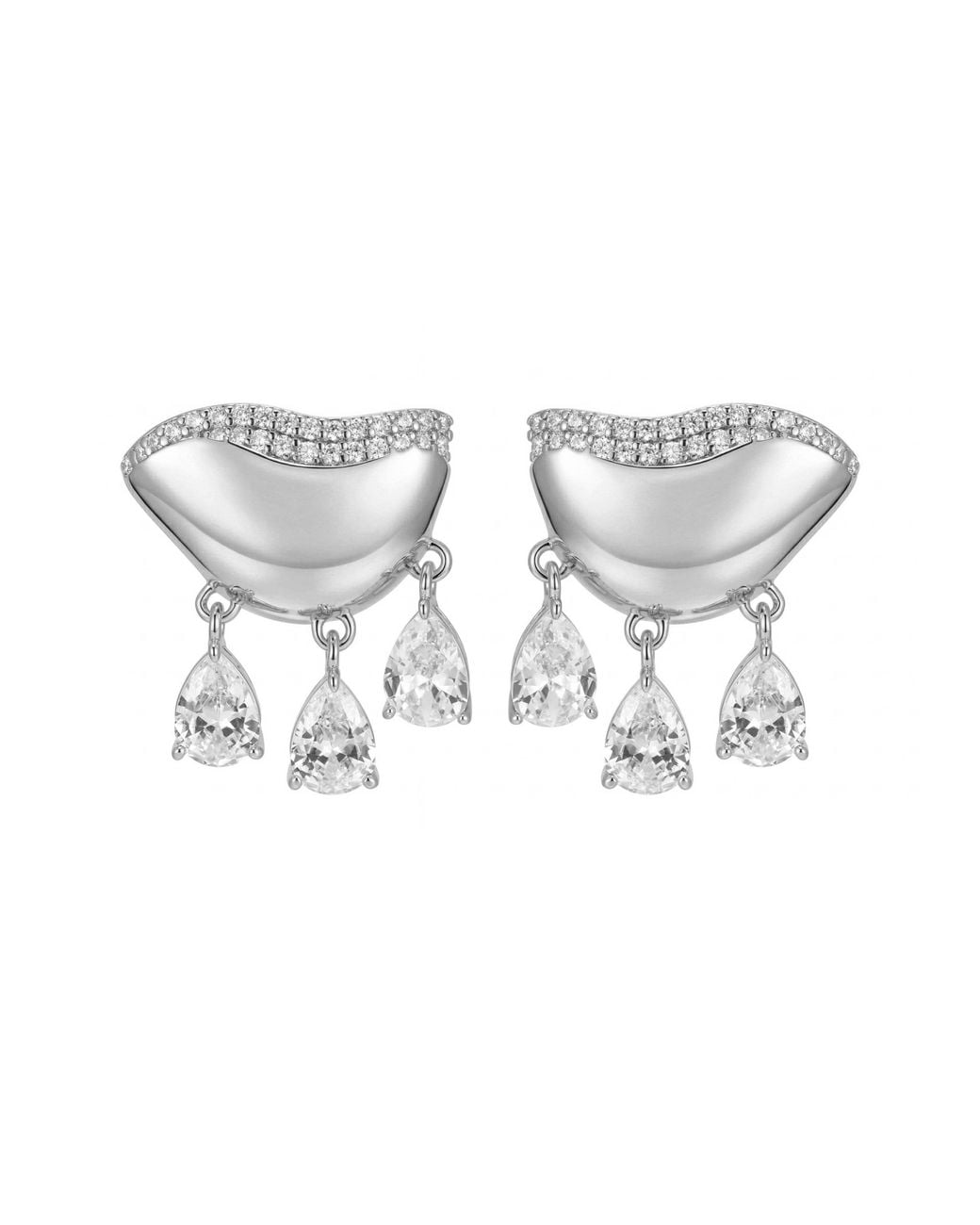 Zepplin the Label Metallic Aphrodite Earrings